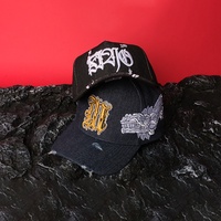 Casquette en daim de luxe de haute qualité avec broderie 3D, puce NFC, doublure en satin, visière incurvée et épingles métalliques – Casquettes de baseball pour le streetwear