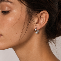 Anneau de nez et boucles d'oreilles en titane ASTM F136 plaqué or 18 carats, labrets, bijoux de piercing pour cartilage d'oreille, conque, hélix, lobe, pour mariage