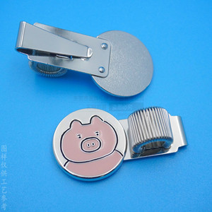 Pen <b>Clip</b> Zinc Alloy 50 Mm Metal Stationery Accessory With Pig Design For Business Gifts - Product Image 3