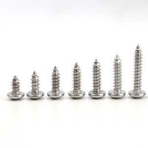 1000 piezas/bolsa Tornillo autorroscante de cabeza redonda Phillips de acero al carbono niquelado M1 M1.2 M1.4 M1.7 M2 M2.3 M2.6 M3 M3.5 M4 - Product Image 4