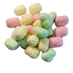 1kg Bajo MOQ Venta al por mayor Caramelo de piruleta en cubos crujientes, verde ácido, congelado y seco, a granel, dulce chino, con 12 meses de vida útil - Product Image 1