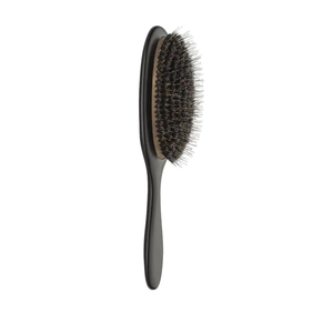 <span class=keywords><strong>Brosse</strong></span> à <span class=keywords><strong>cheveux</strong></span> professionnelle <span class=keywords><strong>en</strong></span> caoutchouc noir avec logo personnalisé, démêlante, à poils <span class=keywords><strong>de</strong></span> <span class=keywords><strong>sanglier</strong></span>, pour extensions et perruques - Product Image 3