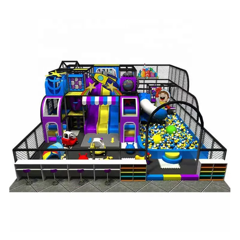 Baiqi o melhor design personalizado indoor crianças playground fabricantes playground equipamentos para crianças