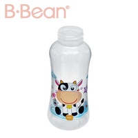 Botol Susu Bayi Leher Reguler Berkualitas Tinggi Bentuk Sapi Pegangan Plastik PP Food Grade Bebas BPA Botol Makan Bayi