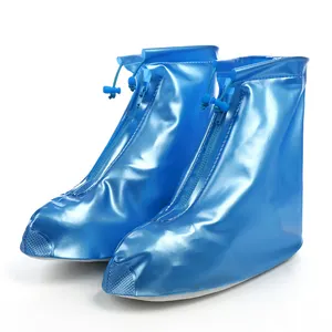 Promotional wholesale cheap PVC rain boots waterproof shoe rain protector plastic shoe covers for adults