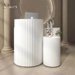 <span class=keywords><strong>Prix</strong></span> d'usine, best-seller, design de luxe, comptoir de réception moderne, table de caisse, club de loisirs, réception, salon de beauté, table de réception - Product Image 3