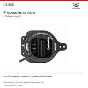 Kit de Faros Antiniebla LED para Jeep Wrangler JL con Carcasa Negra - Product Image 3