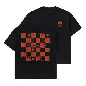 Venta al por mayor Heavyweight T Shirts 280 Gsm Camiseta Coton Hombre Camisetas con Puff Print Logo - Product Image 1