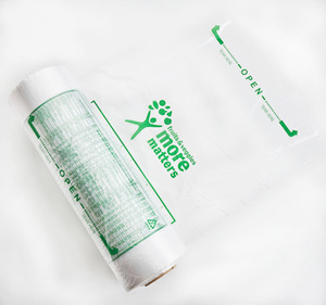 Supermarket Fresh <b>Vegetable</b> 18 X 24 11*17 Clear Plastic Roll HDPE Produce <b>Bags</b> in Rolls - Product Image 1