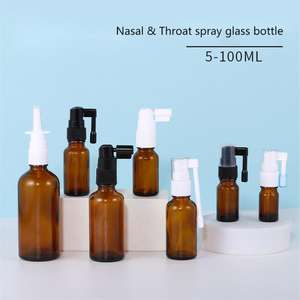 PULVERIZADOR nasal y de garganta, botella de vidrio de 5-100ml, de vibración de boca larga barra, pulverizador de cavidad nasal de elefante, venta al por mayor - Product Image 2