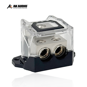 กล่องสายไฟแบบกราวด์1/2/3/4เครื่องขยายเสียงรถยนต์ AK-DX55กล่องกระจายฟิวส์แบบติดลบ - Product Image 4