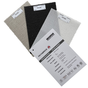 Tissu occultant semi-transparent ignifuge résistant pour stores de fenêtre en polyester - Product Image 6