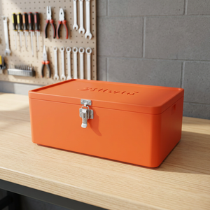 Orange Plastic Cooler Box 35L Insulated Non Spill Recyclable Portable <b>Storage</b> <b>Chest</b> Custom Color - Product Image 5