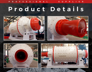 सीमेंट क्लिंकर पीसने के लिए इंजन मोटर असर गियरबॉक्स के साथ औद्योगिक बॉल मिल 2-100 t/h क्षमता - Product Image 5