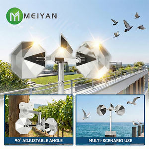 Ahuyentador <span class=keywords><strong>de</strong></span> Aves <span class=keywords><strong>de</strong></span> Acero Inoxidable, Herramienta Giratoria para Proteger Árboles Frutales y Jardines - Product Image 5