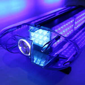 BIAOCHI Barra Luminosa LED di Emergenza 120CM 12 Volt 108W, Luce di Segnalazione per <span class=keywords><strong>Ambulanza</strong></span>, Sirena con Altoparlante, Allarme Sonoro per Tetto di Camion dei Pompieri - Product Image 4