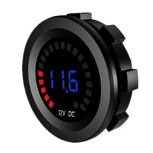 מיני מד מתח עמיד למים סוללה מטר 12V DC מד מתח LED הדיגיטלי תצוגת עבור מכונית אופנוע - Product Image 3