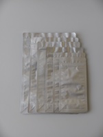 Sachets en aluminium industriels pour échantillons de laboratoire, sacs refermables à fond plat avec encoche de déchirement
