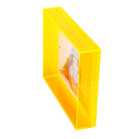 Marco de Acrílico Transparente Rectangular Personalizado al por Mayor para Exhibición de Fotos de Boda, Retratos, Ecológico, Duradero, con Logotipo Personalizado