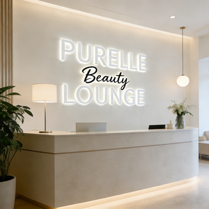 Letrero para Salón, Letrero Exterior con Logotipo de Marca, Letrero con Logotipo Personalizado, Letrero LED con Diseño de Logotipo, Letrero de Pared con Logotipo, Letrero Metálico con Logotipo para Negocios y Empresas - Product Image 2