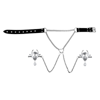 Nouvelles pinces à tétons réglables en chaîne, pinces à tétons fétichistes, stimulateurs de tétons, bondage sensuel, bondage sexuel, ensemble de contraintes BDSM