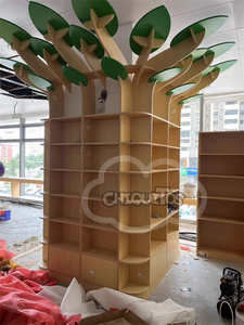 Libreria Contemporanea a Forma di Albero Chiquitos, Arredamento per Area Lettura, Scuola Materna, Scuola, Supermercato, Hotel, Libreria - Product Image 5