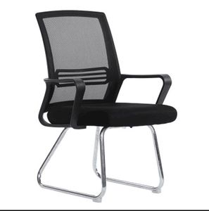 Escritorio de ordenador de oficina con pantalla para varias personas, escritorio de oficina con gabinete de almacenamiento y silla - Product Image 5