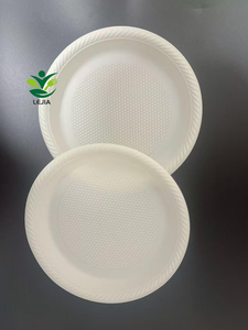 Plato de comida desechable de 8 pulgadas, plato de embalaje de almidón de maíz biodegradable, vajilla para fiesta de año nuevo - Product Image 4