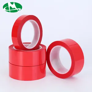 Red high temperature tape pet transparent acid and alkali corrosion spray masking silicone tape