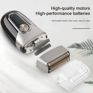 Afeitadora Eléctrica Alemana para Hombre en Oferta, Recortadora de Barba de Triple Cuchilla Recíproca, Máquina de Afeitar con Pantalla Digital para Cuerpo y Rostro - Product Image 2