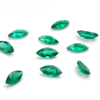 ASTWO Diamants de laboratoire émeraude colombienne 1-12 carats, formes variées, certifiés par un tiers, pierres en vrac en gros