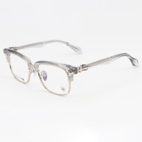 Vente en gros de montures de lunettes correctrices en verre pour hommes et femmes, style antique, multifocales, personnalisables, pour maquillage féminin, par un grossiste du Guangdong