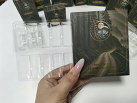 Boîte en carton personnalisée pour flacons en verre, avec plateau en plastique, autocollants et dépliant d'instructions, boîte d'emballage avec logo personnalisé