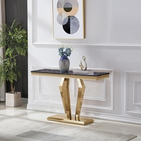 Table console moderne de luxe nouveau style de meubles en bois et métal convertible salon maison bureau appartement villa atelier hôpital