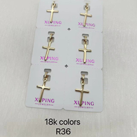 XUPING Bijoux en gros, pendentif homme croix de Jésus, style hip-hop, tendance, pour rappeurs