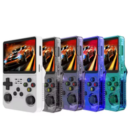 Consola de Juegos R36S en Oferta, Pantalla a Color IPS de 3.5 Pulgadas, Resolución 640x480, Sistema Arkos, 18000 Juegos, Batería de 3000mAh
