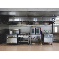 Équipement de cuisine commercial complet en acier inoxydable pour restaurant, hôtel, cantine, solution clé en main pour projet de cuisine