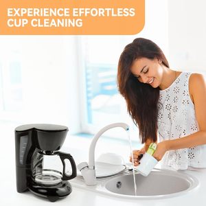 Ensemble de 3 brosses de nettoyage en silicone pour couvercle de tasse et espace entre les bouteilles Nettoyeur de fentes multifonctionnel avec poignée en plastique - Product Image 6