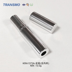 บรรจุภัณฑ์ลิปสติกเปล่าแบบรีไซเคิลได้ หรูหรา ปรับแต่งได้  ตลับลิปสติกอะลูมิเนียมสีเงิน หลอดลิปสติกเปล่า - Product Image 5