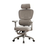 Nouvelle Chaise de Bureau Ergonomique 2025 Tendance à Dossier Haut en Maille Confortable, Réglable, en Tissu, pour la Maison et le Bureau, avec Accoudoirs 5D