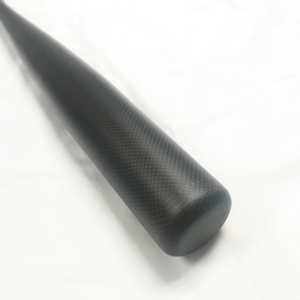 Bâtons de baseball en fibre de carbone, surface mate en sergé noir, logo personnalisé OEM, emballage extérieur, batte de softball en fibre de carbone - Product Image 1
