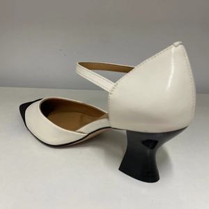 Nouvelles Escarpins Pointus pour Femmes, Talons Hauts de 7 cm, Confortables, Tendance Luxe, Extérieur, Grandes Tailles, Logo Personnalisé, Cuir Véritable - Product Image 3