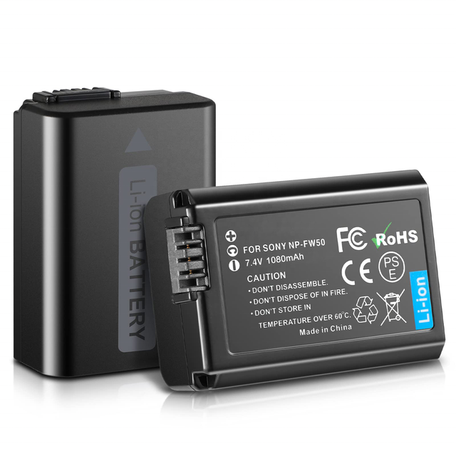 New Rechargeable 7.4v 1500mAhReplacement NP-FW50 Digital Batteries for Camera