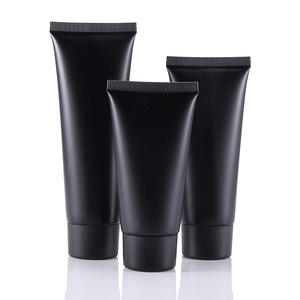 Tubo suave de plástico Personalizado 1OZ 2OZ 5OZ 8OZ Envase cosmético negro Tubo suave 30ml 50ml 100mL Tubo acondicionador de champú al por mayor - Product Image 1