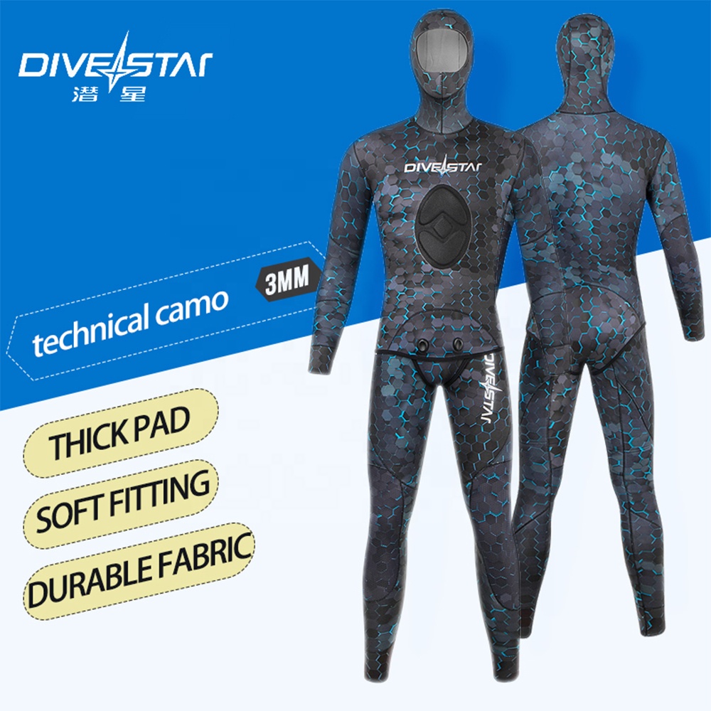 Custom 3mm 5MM Chest Zip With Hoodie Surfing Wetsuits