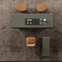 Table de bureau série Binzhi 2,4 m BZ-91, mobilier de bureau moderne, OEM/ODM, taille, couleur et logo personnalisables
