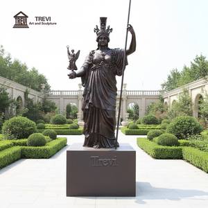 Estatua de <span class=keywords><strong>Atenea</strong></span> de Bronce Clásico TREVI, <span class=keywords><strong>Escultura</strong></span> de la Antigua <span class=keywords><strong>Diosa</strong></span>, Monumento Público para Exteriores - Product Image 3