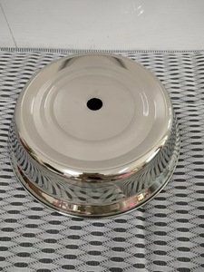 Table de buffet en métal en acier inoxydable servant une assiette ronde hôtel <span class=keywords><strong>cuisine</strong></span> restaurant plateau à manger commercial couvercle alimentaire - Product Image 4