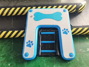 Usine en gros PVC échelle d'eau gonflable rampes chiens étapes pliable gonflable piscine chien rampe pour quai - Product Image 4