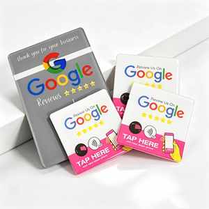 Espositore per Carte NFC Contactless in PVC, Biglietti da Visita, Codici <span class=keywords><strong>QR</strong></span>, Social Media, WhatsApp Personalizzati, Impermeabile per Hotel - Product Image 5